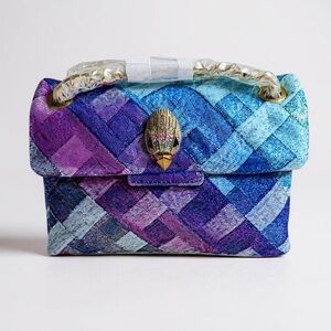 Kurt Geiger Washed Woven Denim Crossbody/Shoulder Bag.